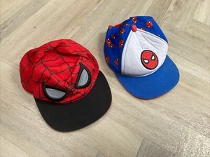 Spider-Man Caps - 2 Children’s Baseball Caps - 4-8 & 7-10 Years - Picture 1 of 10