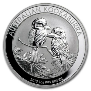 Lot of (5) 2013 1 OZ .999 Silver Kookaburra Coin - Picture 1 of 2