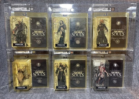 MCFARLANE TOYS  CLIVE BARKER  TORTURED SOULS SERIES 1 COMPLETE GRADED AND SEALED Cover