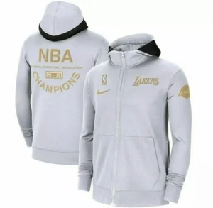 Nike Los Angeles Lakers Trophy Ring Night Champions Hoodie Men’s Small - Picture 1 of 11