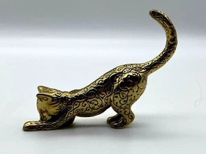Vintage Franklin Mint Gold Metal Desk Ornament Figurine - Picture 1 of 2