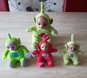 ***TELETUBBIES SPECCHIO PANCIA DIPSY BEANIE PELUCHE PELUCHE***PO LAA TINKY - Foto 1 di 11