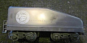O Gauge Parts:  Atlantic Coast Line Slope Back Steam Loco Tender by Lionel (W2) - Picture 1 of 3