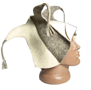 sauna hat for men and women Woolen Felt harlequin jester New Year Sale - Picture 1 of 7