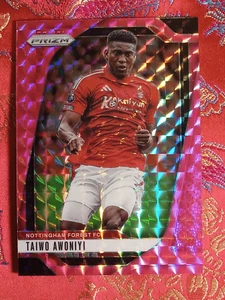 Taiwo Awoniyi 2024/25 Panini Prizm Soccer Pink Mosaic Nottingham Forest #253 - Picture 1 of 1