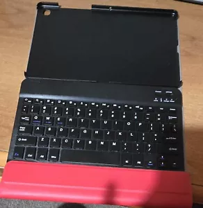 bluetooth keyboard And Red Case For 10.5 Inch Tablet - Picture 1 of 5