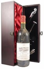 1974 Chateau Cazat Beauchene presented in silk lined gift box with accessories