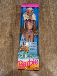 1992 Glitter Beach Barbie Doll #3602 With Glitter Lotion Vintage Mattel Toy NRFB - Picture 1 of 4