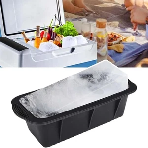 Reusable Ice Block Mold Ice Bath Silicone Ice Box Large Ice Grid Mould - Picture 1 of 15