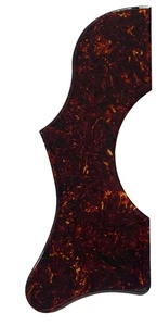 Pickguard For Gibson J45 &J50 Acoustic Guitar Self Adhensive-left Crystal BROWN - Picture 1 of 5