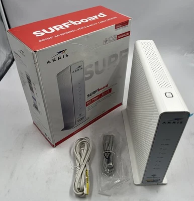 ARRIS SURFBOARD SVG2482AC 1000425 DOCSIS 3.0 MODEM/WHITE - Image 1 of 4