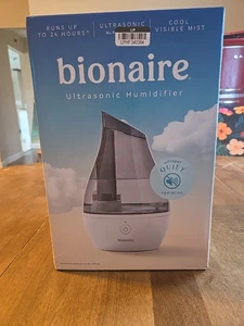 New Bionaire .5 Gal Virtually Silent Ultrasonic Cool Mist Humidifier BUL827TG - Picture 1 of 3