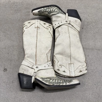 Botas vaqueras MIA Swarovski cristal/estrás marfil Brasil para mujer 8,5 Foto 1 de 4