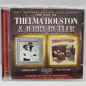 Thelma Houston Jerry Butler 2 Soul Albums on 1 CD Expanded Ed Bonus Track Import - Picture 1 of 7