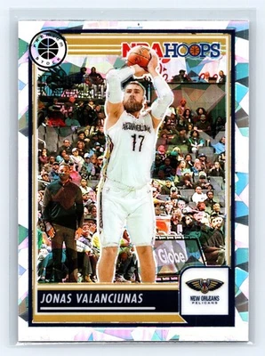 2023-24 NBA Hoops Premium Stock - Jonas Valanciunas #112 Ice Prizm - Image 1 of 2