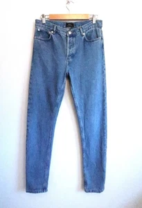 A.P.C. Denim Petit New Standard Jeans Mid Blue 100% Cotton MR PORTER 29 $295 - Picture 1 of 5