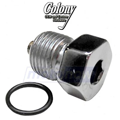 Colony Tank Drain Plug for 2001-2006 Harley Davidson FLSTFI Fat Boy - cf Foto 1 de 4