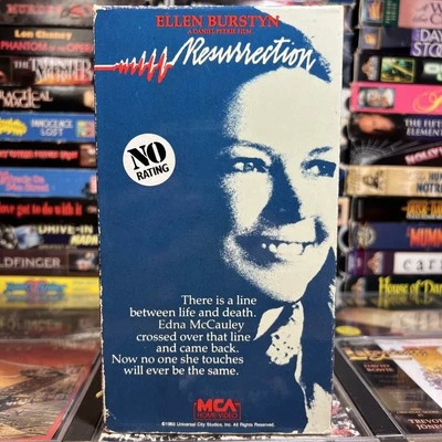 Resurrection 1980 VHS Tested Rental Ellen Burstyn Sam Shepard Enigmatic Fantasy - Image 1 of 4