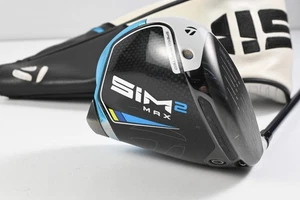 Taylormade SIM2 Max Driver / 10.5 Degree / Stiff Flex Fujikura Ventus Blue 6 - Picture 1 of 10