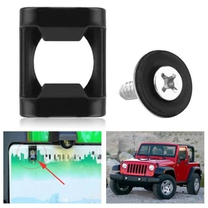 Tailgate Bottle Opener Premium Aluminum Black for Jeep Wrangler JK TJ License - Bild 1 von 8