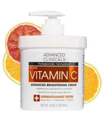 Advanced Clinicals Vitamin C Brightening Anti-aging Cream - 16oz (1 Lb) 454g - Image 1 of 4