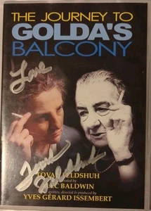 TOVAH FELDSHUH AUTOGRAFO FIRMATO Il viaggio verso il balcone di Golda DVD GD spedizione gratuita - Foto 1 di 9