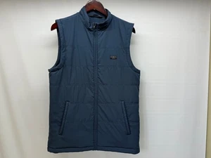 Travis Mathew marineblau durchgehender Reißverschluss gesteppte gefütterte Weste Herren Medium Stil 1MT369 - Bild 1 von 9