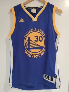 Stephen Curry Golden State Warriors Jersey Mens Medium Adidas Swingman Free Post - Picture 1 of 9