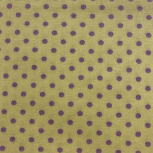 Sevenberry Cream Yellow Polka Dot Pattern Fabric 48×108cm Handcraft - Picture 1 of 3