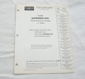 1959 Cadillac Chevrolet Pontiac Olds Original GM Autronic Service Guide 59 NOS - Picture 1 of 10