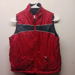 One Step Up Red Vest Full Zip Unisex Reversable Kids Size Large- (14) - Picture 1 of 5