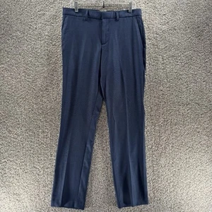 Perry Ellis Portfolio Travel Luxe Hose Herren 32x32 Bearing Sea Blue Slim Fit Neu - Bild 1 von 13