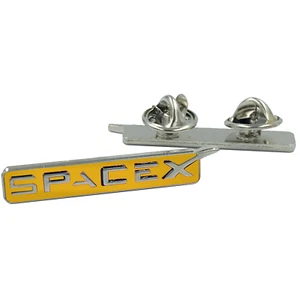 Pin SpaceX Space X doble pin trasero naranja solapa pin M-32 P-038A - Imagen 1 de 1