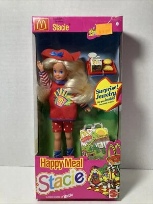 Happy Meal Stacie Littlest Sister Of Barbie 1993 nueva en caja en caja original Foto 1 de 4