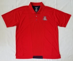 Mens XL Red Blue ProEdge by Knights Apparel Short Sleeves Polo Shirt preowned - Picture 1 of 3