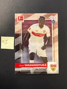 2020-21 Topps Chrome Bundesliga Silas Wamangituka RC Rookie - Picture 1 of 18