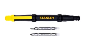 Stanley 4-Way Pen Screw Driver Includes Two Double-Ended Bits 5/32 in. 1/8 in - Picture 1 of 3