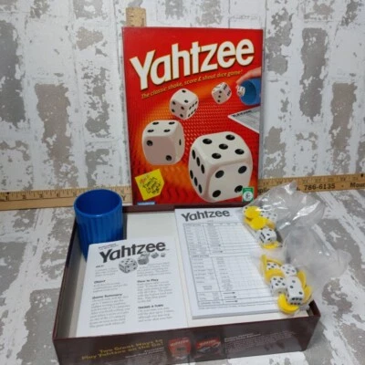New YAHTZEE CLASSIC Parker Brothers Family Game Night Dice Board Game - Open Box - Image 1 of 4