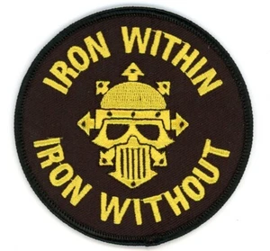PATCH WARHAMMER IRON WITHIN IRON WITHOUT BÜGELBILD - Bild 1 von 1