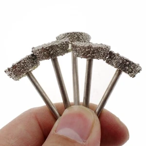 5Pcs Diamond Grinding Head 5/8" in SHORT INVERTED CONICAL Grit 46 Lapidary Tools - Picture 1 of 5