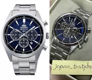 ORIENT Neo70's WV0021TX Chronograph Solar Watch Elegant JAPAN Genuine - Picture 1 of 10