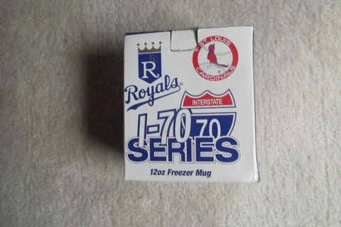 Kansas City Royals vs St. Louis Cardinals I-70 Series Freezer & GEORGE BRETT SET Cover