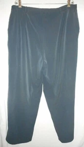 Sag Harbor Damengröße 22 W blau grau weites Bein Hose Anzughose - Bild 1 von 5