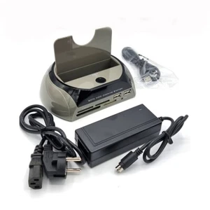 BASE DOCKING PARA CONEXION HDD DISCO DURO SATA 2.5 3.5 USB 3.0/2.0 SD USB - Imagen 1 de 6
