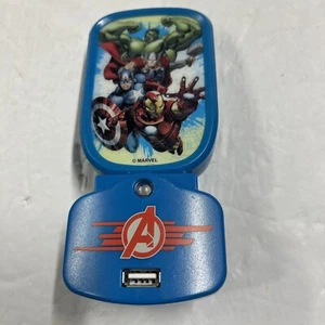 Marvel Avengers Ironman Hulk Thor Luz Nocturna/Luz Resplandor Cargador USB Funciona - Imagen 1 de 8