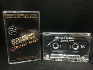 ECW Anarchy Rocks Cassette Tape Chimaira Linkin Park Disturbed Static-X COLD - Picture 1 of 4