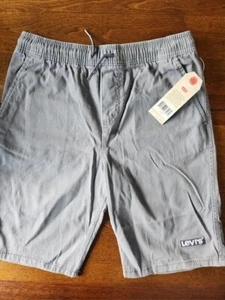 Levi's Pull On Shorts Grey MEDIUM Slim Fit NWT - Picture 1 of 2