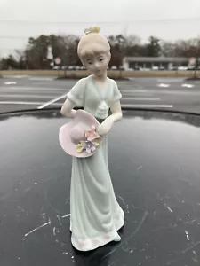 House Of Lloyd “Garden Party Figurine” Pretty Pastel Porcelain, 8.5” Tall Gift - Picture 1 of 3