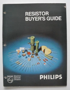 PHILIPS Resistor Buyer's Guide 1980s brochure - Photo 1 sur 1