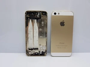 Chasis Trasero IPHONE 5 DORADO ORIGINAL con flex power ENVIO 24h USADO - Imagen 1 de 1